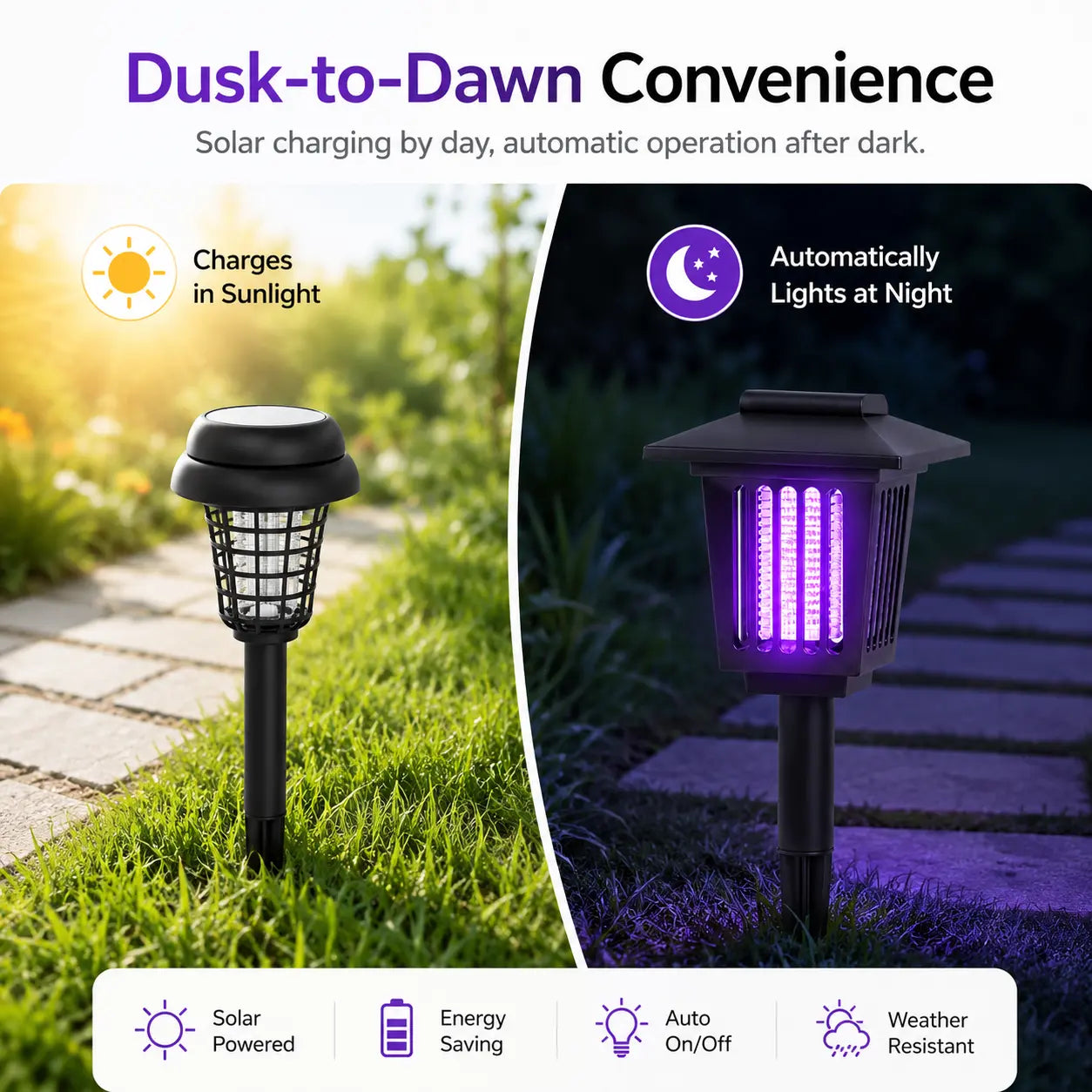 Solar Mosquito Zapper Stakes